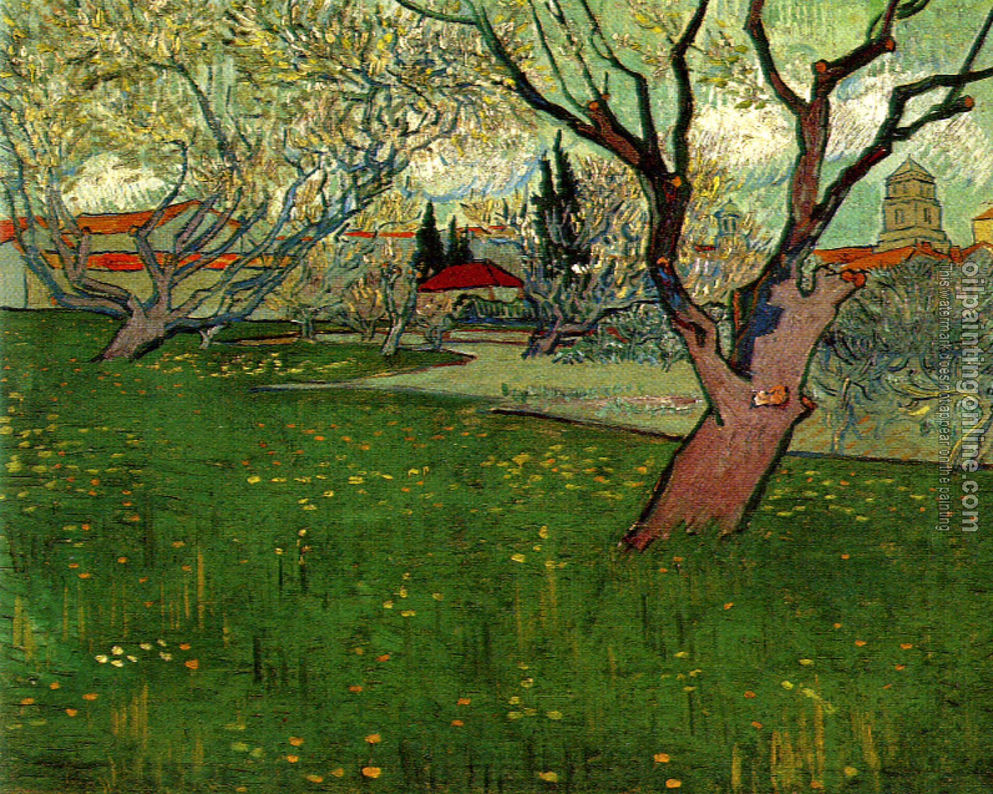 Gogh, Vincent van - Orchard in Bloom with View of Arles